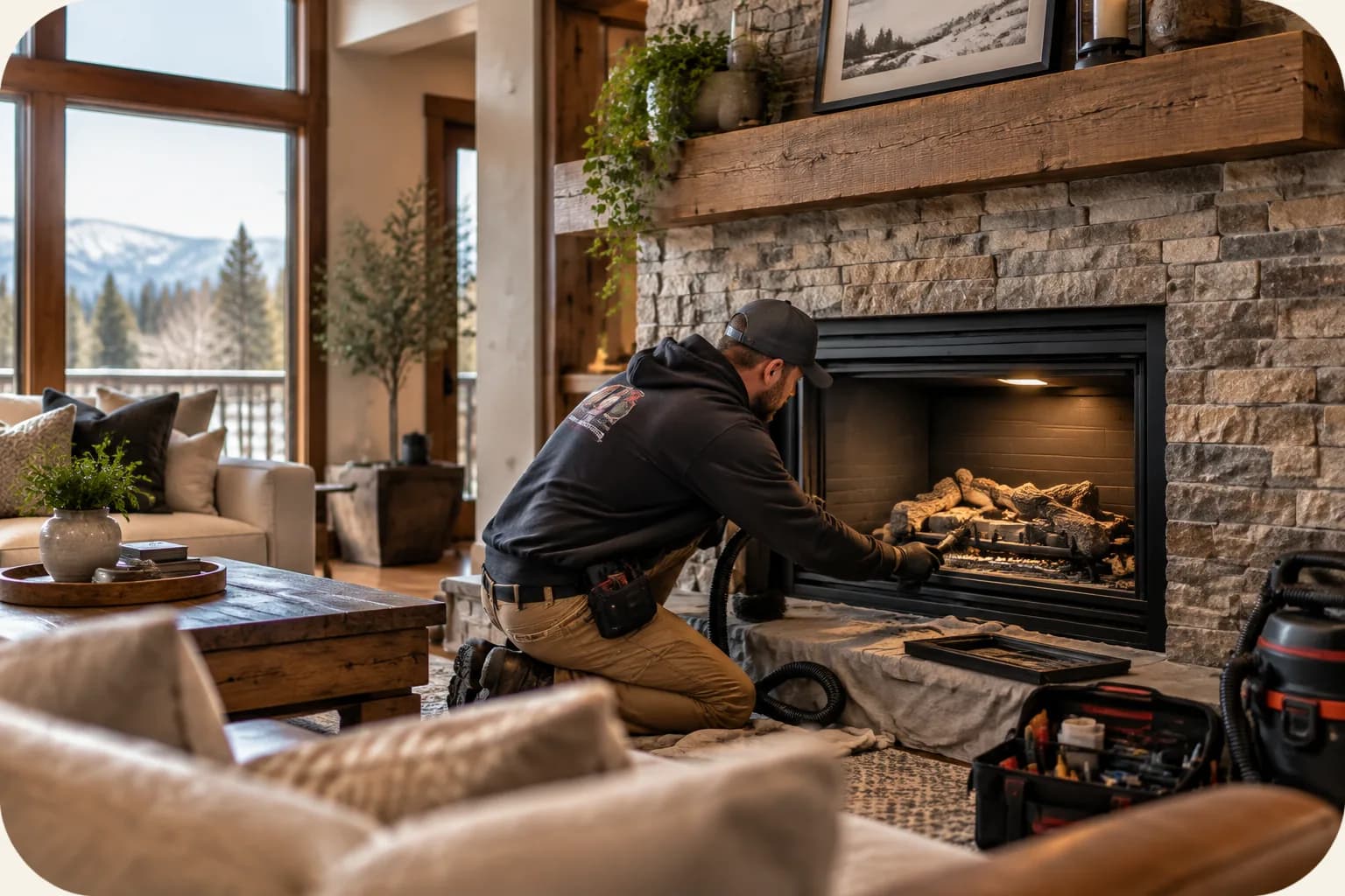 Annual Fireplace Service