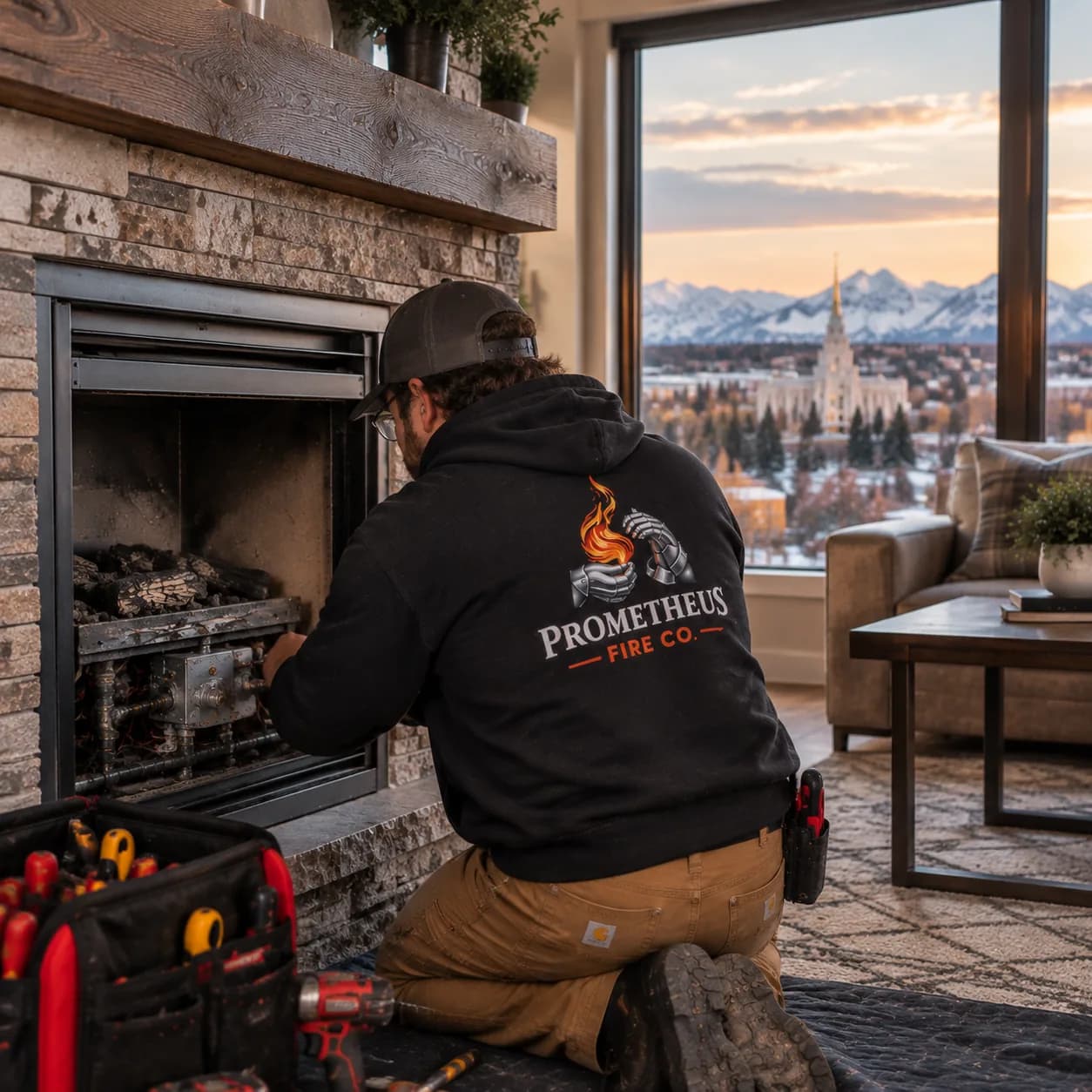 Fireplace repair Rexburg, Idaho
