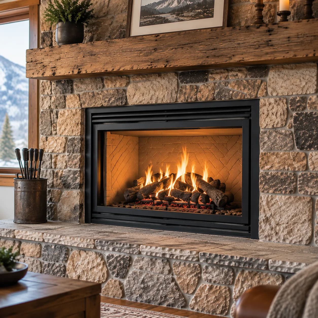 Seasonal Fireplace Service — After